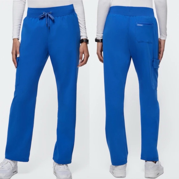 Jaanuu Pants - Jaanuu 4-Pocket Relaxed Essential Scrub Pants